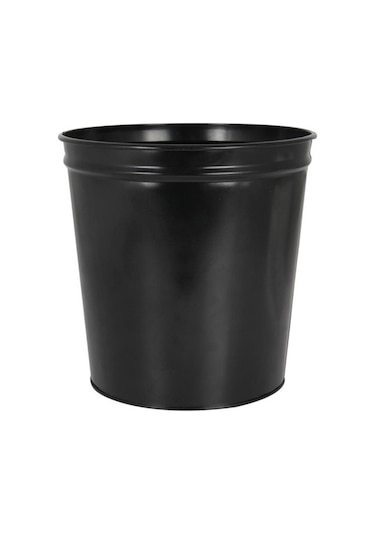 Mimaks Çöp Kovası Metal Siyah D-1