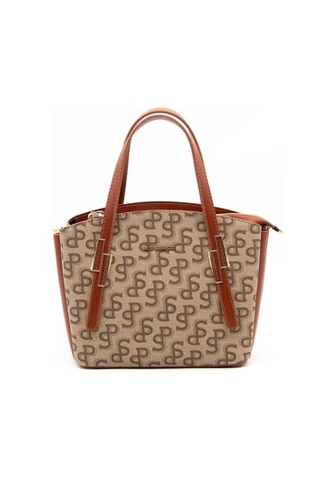 Silver&polo 1021 Kadın El Ve Omuz Çantası Bej Kremit Bej - Kiremit