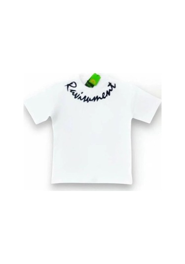Erkek Çocuk Yazı Baskılı T-shirt-14622 Beyaz