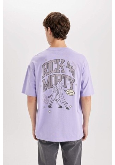 DeFacto %100 Pamuk Rick and Morty Boxy Fit Bisiklet Yaka Sırt Baskılı Kısa Kollu Tişört D5465AX25SPPR479 DeFacto %100 Pamuk Rick and Morty Boxy Fit Bisiklet Yaka Sırt Baskılı Kısa Kollu Tişört D5465AX25SPPR479