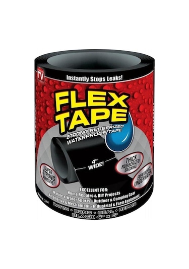 Flex Tape Suya Dayanıklı Su Geçirmez Sızdırmaz Boru Tamir Bandı