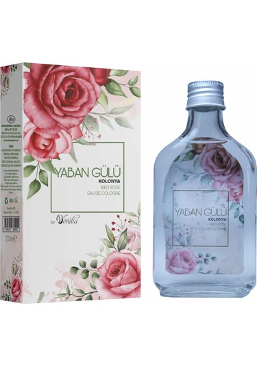 Venilia Yaban Gülü Kolonya Cam Şişe 200 ML