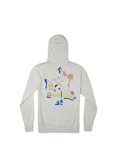 Rvca Skull Club Hoodıe 2632 Multi