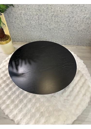 Meşe Kaplamalı Orta Sehpa