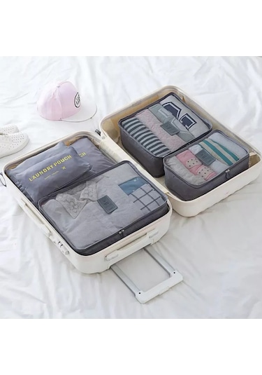 Lıtebag Valizdeki Eşya Ve Çarşafların Saklanması İçin Seyahat Düzenleyici 205352132 Gri