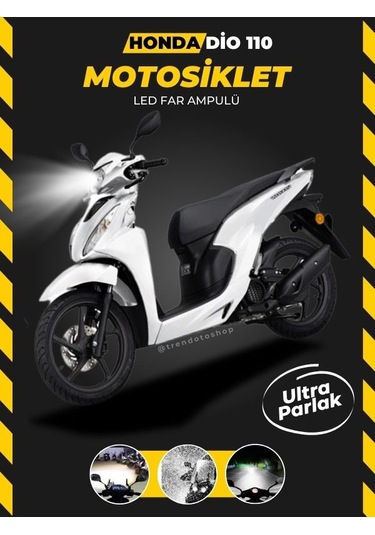 Honda Dio 110 Narva Motosiklet Far Ampulü Beyaz