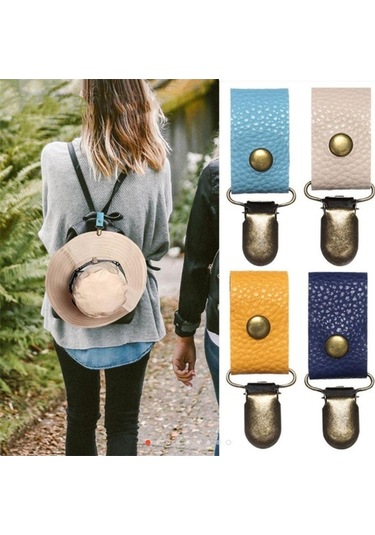 Bosphorusboutique Suntek Kep Klipsi Için Şapka Seyahat Sırt Koyu-mavi Koyu Mavi Ua Koyu Mavi