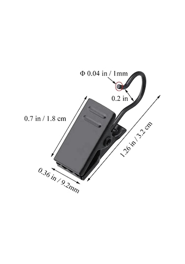50 Adet Metal Perde Klipsleri Kancalı Havlu Fotoğraf Klipsleri Ev Pencere Aksesuarları Sağlam Ve Dayanıklı Demir Perde Kancası Siyah