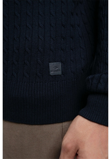 Smith Erkek O Yaka Kazak Lacivert-21047 Lacivert