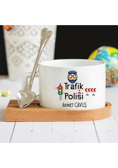 Trafik Polisi Lüks Fincan Seti