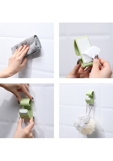 Tenfowee Duvar Bağlama Tutucu, Su Bazini Ve Ev Aletlerini Asmak İçin, Delme Yok, Yüksek Yapışkanlık, Hıps Malzeme, Banyo Ve Mutfak Kullanıma Uygun Diğer