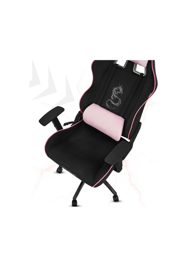 Rio Balerion Terletmez Kadife Kumaş Siyah Gaming Oyuncu Koltuğu - 6 Siyah