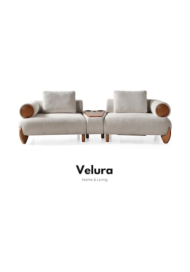 Soho 3+3+1 Koltuk Takımı & Oturma Grubu Krem