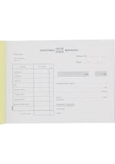 Apartman Makbuzu 2/50 Otokopili 12 Adet