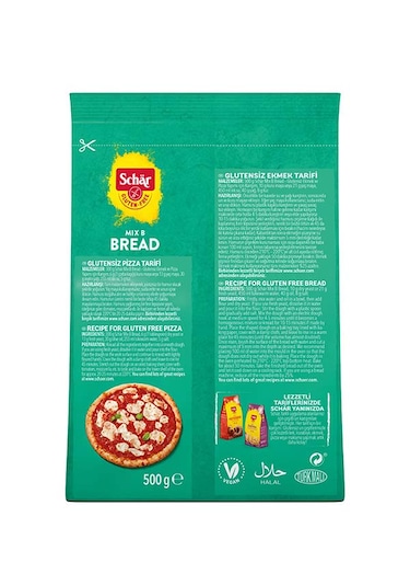 Schar Mix B Glutensiz Ekmek Unu 5 x 500 G