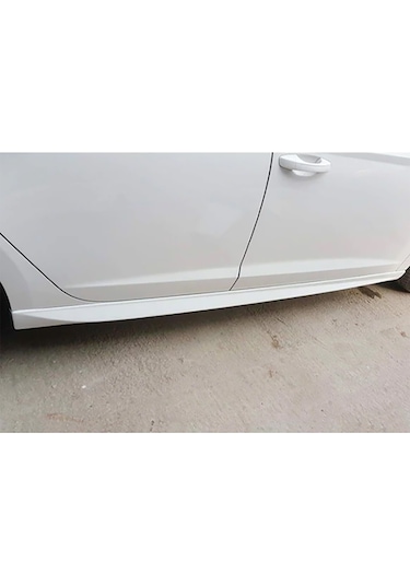 Skoda Fabia Mk3 Aero Yan Marşpiyel Seti Mat Siyah Plastik 2 Adet 2015-2021