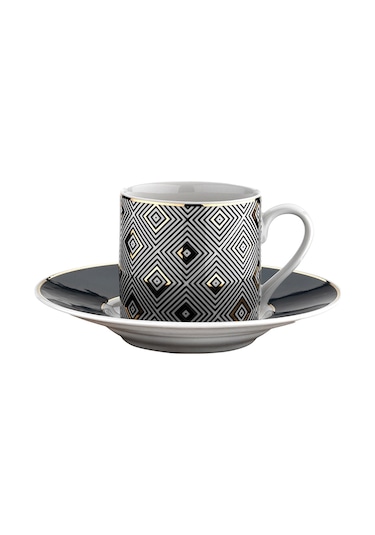 Kütahya Porselen Rüya 12 Parça 6 Kişilik Kahve Fincan Takımı 7750