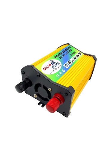 Sones Legend I Nesil Dc12v'den Ac220v 3000w Araç Güç Çeviricisine Sarı