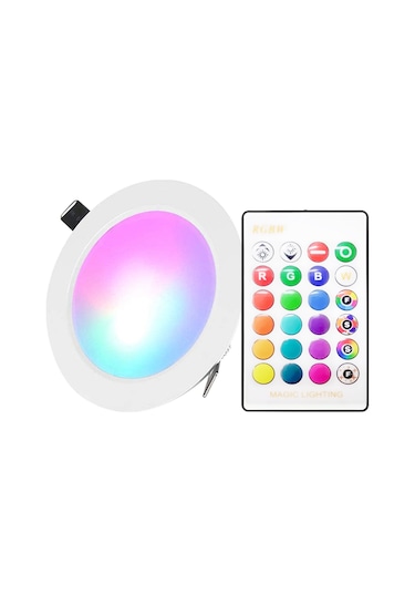 Uzaktan Kumandalı 5 W Sıva Altı Gömme Led Aydınlatma Diğer