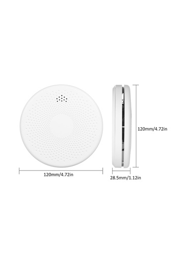 Yifomall Tuya Wifi Akıllı Duman Ve Karbonmonoksit Kombine Algılayıcı - Co & Duman Sensörü, 85db Alarm, Smart Life Uygulaması Pil Dahil Değil