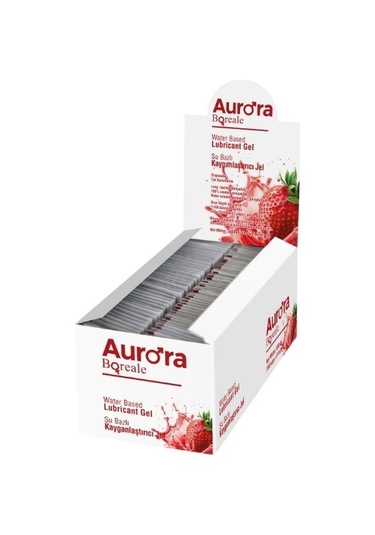Wellcoaurora Boreale 100 Lü 5 Ml Şase Çilekli Kayganlaştırıcı