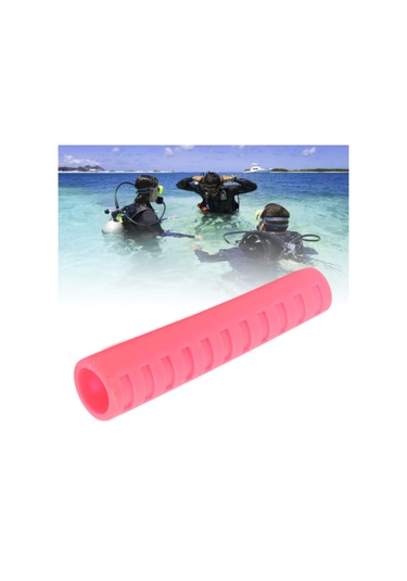 Geeroyoo Su Altı Diving Aksesuarı: 95mm Tpr Kauçuk Düşük Basınç Hortum Koruyucu - Gök Mavisi, Dayanıklı Ve Korumalı