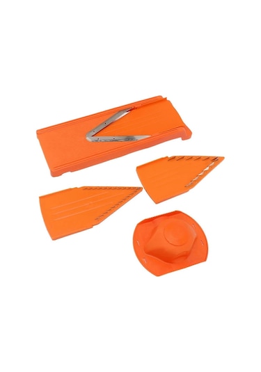 V Şeklinde Mandolin Dilimleyici Manuel Sebze Doğrayıcı Paslanmaz Çelik Bıçaklı El Koruyuculu Pişirme Aleti D Diğer