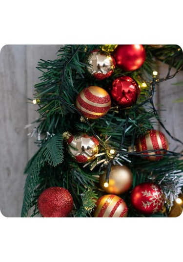 Suofeng 70 Adet 4cm Plastik Noel Topu - Hafif, Kırılmaz Noel Ağaç Dekorasyonu, Parlak Renkler, Ev Ve Ofis İçin Noel Süsleri