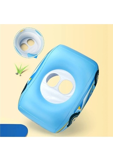 Motion003 Yaz Swimrings Şişme Şamandıra Oyuncak Mavi Jialan Havuzu Havuz Bebek Pu Mavi