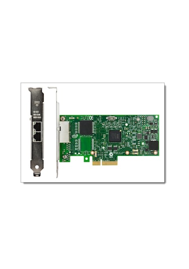 Lenovo 7ZT7A00534 Intel I350-T2 Dual 2 Port Gigabit Nic Network Adapter