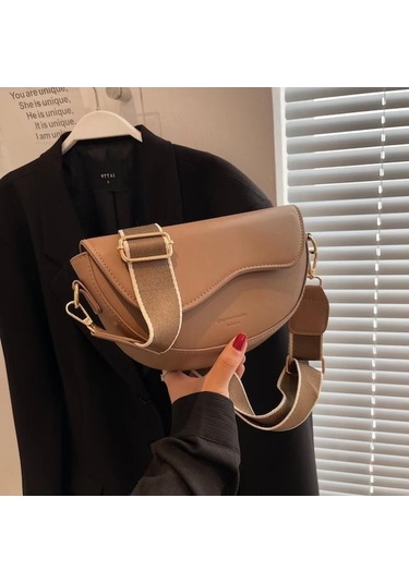 Novahub Dokulu Kadın Çantaları, Popüler Postacı Çantaları, Modaya Uygun Tek Omuz Koltuk Altı Küçük Kare Çantalar. Haki Haki