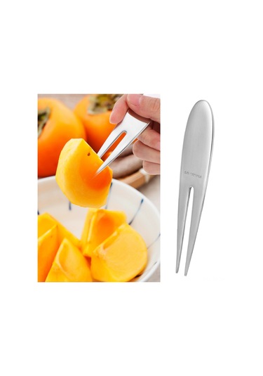 Skycity 304 Paslanmaz Çelik Meyve Çatalı - Ev, Parti, Düğün İçin Kullanıma Uygun, Sağlıklı Ve Dayanıklı, 1 Adet Diğer