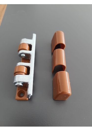 90 Mm Pvc Pimapen Kahverengi Quick Çelik Kapı Menteşesi 5 Adet