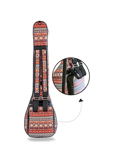 Profesyonel Gigbag Kısa Bağlama Saz Kılıfı Otantik