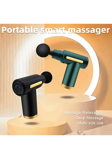 Fochsia Portatif Masaj Tabancası Abs Kas Masaj Aleti Sku123 Aile Kız Ve Erkek Çocukları İçin Hediyelik Noel Şükran Günü Altın