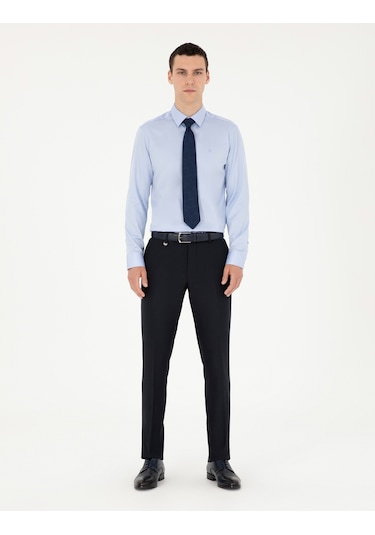 Pierre Cardin Erkek Koyu Mavi Gömlek Basic 50286102-vr032 Koyu Mavi