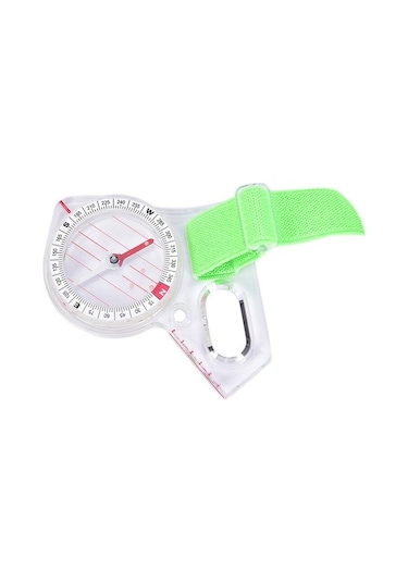 Pazly--1 Adet Açık Profesyonel Başparmak Pusula Elite Rekabet Oryantiring Pusula Taşınabilir Pusula Harita Ölçekli Pusula Pusula Beyaz