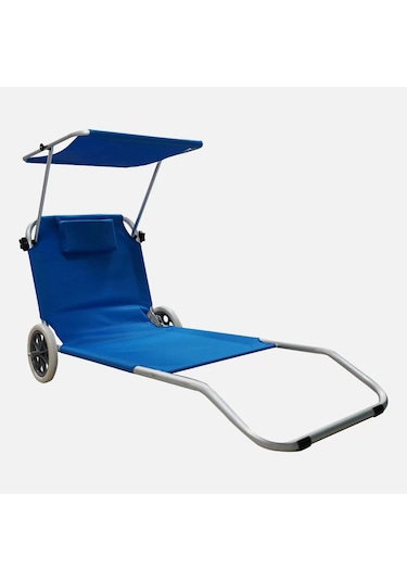 Evinizin Gölgelikli Şezlong, Tekerlekli Şezlong, Katlanır Şezlong
