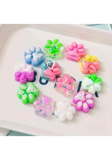 3 Adet Mini Kedi Patisi-yapışabilen Sukuşi - Squishy Pati- Muhteş