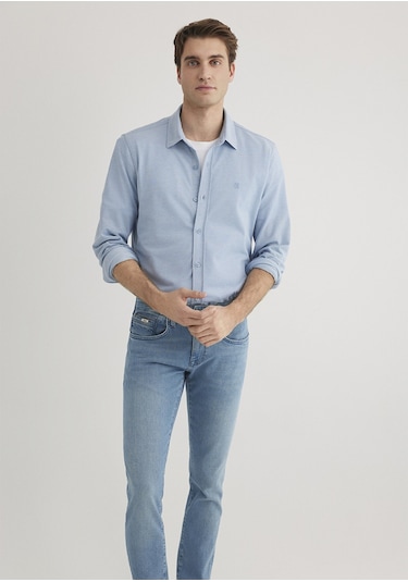 Mavi - Mavi Örme Gömlek 0210294-70730 Mavi