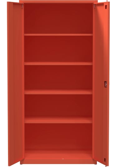 Çelik Dosya Dolabı Metal Dolap Ofis Dolapları Arşiv 80x38x180 Turuncu