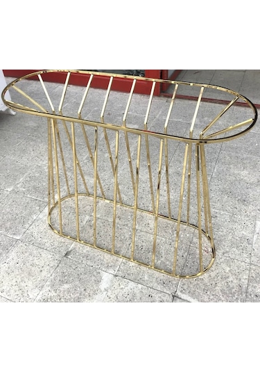 Dresuar Cadde Metal Transmisyon Gold Renk Kaplama Iskelet  Temper Altın
