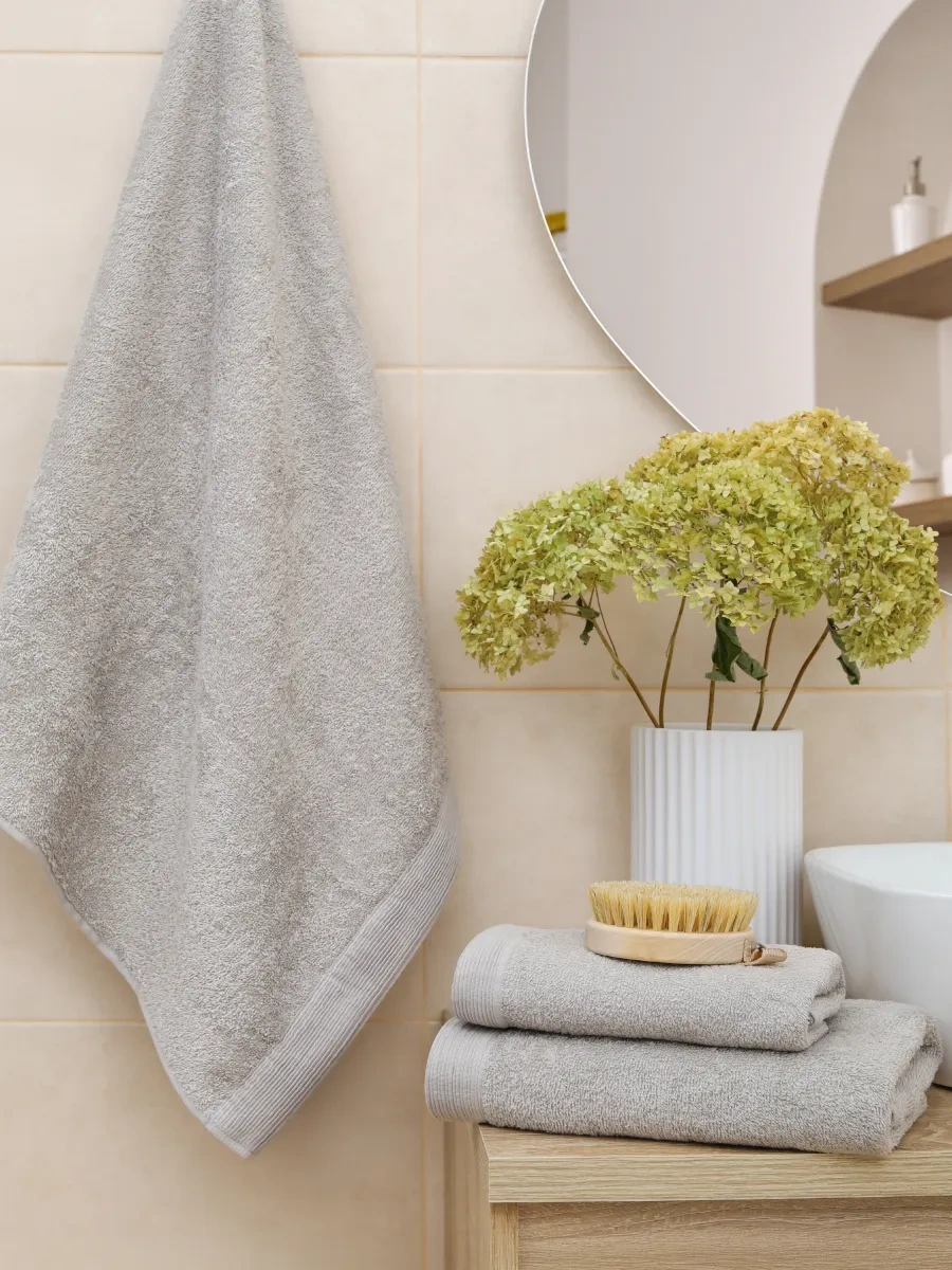 Vasilisa Havlu Banyo Havlusu 3 Parçalı Set 373623998 Gri