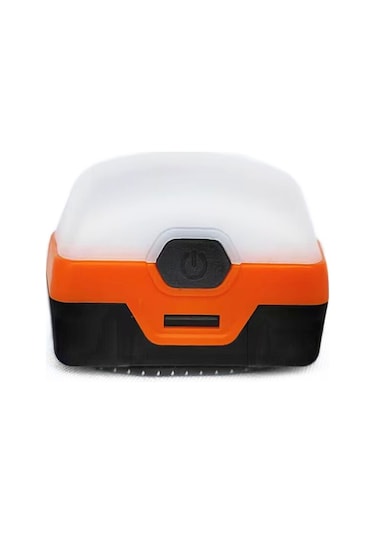 Teltree Usb Şarjlı 5 Işık Modlu Portatif Kamp Lambası - Uzun Ömürlü Ve Su Geçirmez Turuncu