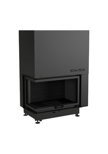 Echa Tech Asansörlü Çelik Köşe Şömine Haznesi Sol Açık 90 D