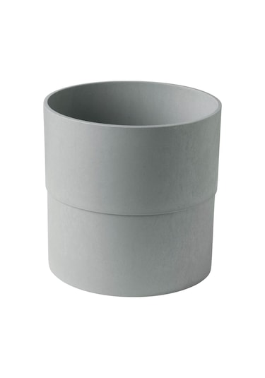 Plastik Saksı, Gri, 24 Cm 25 Cmx50 Cm 1 Kg