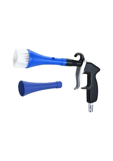 Createtech Ve Üflemeli Toz Temizleme Temizleme Nozullu, Mavi Kıl İçin Hava Geeroyoo Fırçası Döner Derece Araç 360 - Zg Mavi