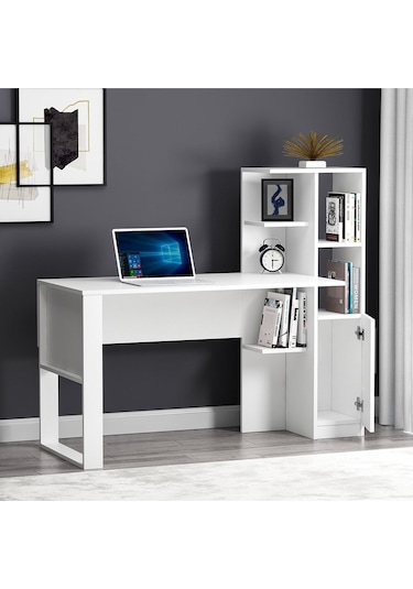 Tody Çalışma Masası - Beyaz Beyaz