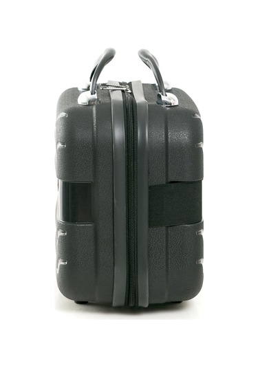 Yefa Pp Polipropilen Kırılmaz Büyük & Makyaj Boy 2'li Valiz Seti Siyah