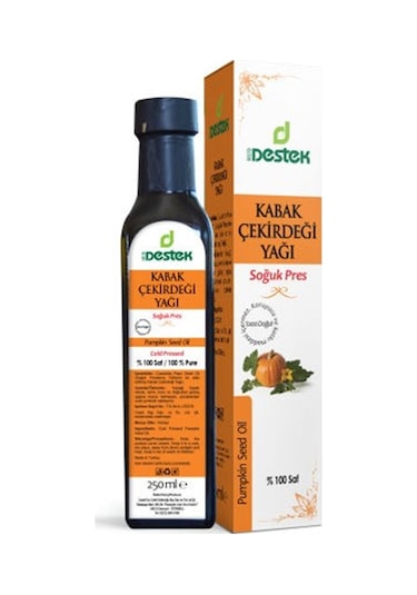 Destek Kabak Çekirdeği Yağı Soğuk Pres 2Aromatik Yağ 50 ML